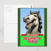 Carte Postale mère cheval de jour (Devant / Derrière)