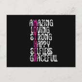 Carte Postale Mère citations : Lovely Words | Conception de la f (Devant)