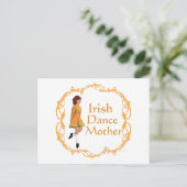 Carte Postale Mère de danse step Irlandaise - Or (Debout devant)