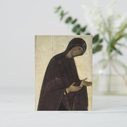 Carte Postale Mère de Dieu par Andrei Rublev (Debout devant)