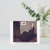 Carte Postale Mère De L'Artiste Par James Mcneill Whistler (Debout devant)