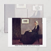 Carte Postale Mère De L'Artiste Par James Mcneill Whistler (Devant / Derrière)
