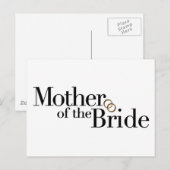 Carte Postale Mère De L'Épouse (Devant / Derrière)