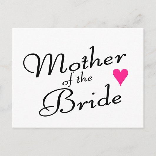 Carte Postale Mère De L'Épouse (Devant)