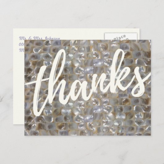 Carte postale Mère de Merci Pearl (Devant / Derrière)