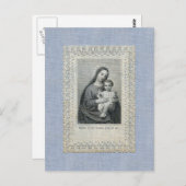 Carte Postale Mère de notre créateur (Devant / Derrière)