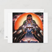 CARTE POSTALE MÈRE DE TERRE (Devant / Derrière)