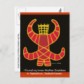 Carte Postale Mère déesse Berehynia par Vera Trembach (Devant / Derrière)