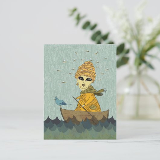 Carte Postale Mère des abeilles (Debout devant)