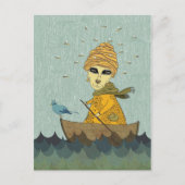 Carte Postale Mère des abeilles (Devant)