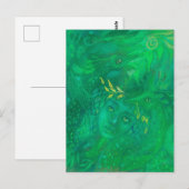 Carte Postale Mère des dragons Déesse Imaginaire Peinture surréa (Devant / Derrière)