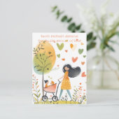 Carte Postale Mère des jumeaux (Debout devant)