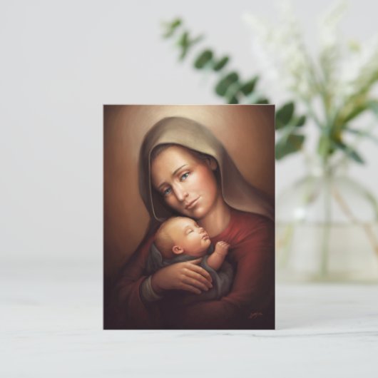 Carte Postale Mère divine (Debout devant)