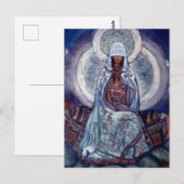 Carte Postale « Mère du Monde » de Nicholas Roerich (Devant / Derrière)