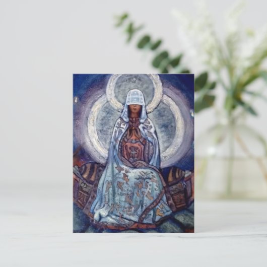 Carte Postale "Mère du monde" par Nicholas Roerich (Debout devant)