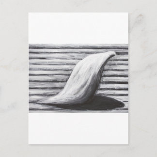 Carte Postale Mère endeuillée sur le chemin du retour (art symbo