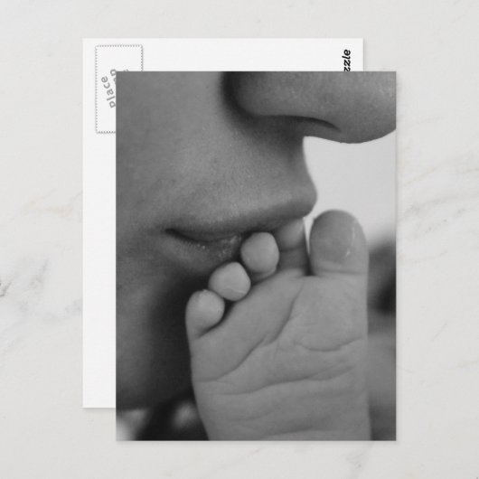 Carte Postale Mère et bébé (Devant / Derrière)