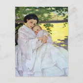 Carte Postale Mère et bébé (Devant)