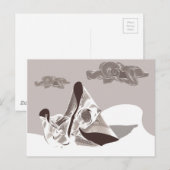 Carte Postale Mère et enfant (Devant / Derrière)