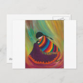 Carte Postale Mère et enfant (Devant / Derrière)