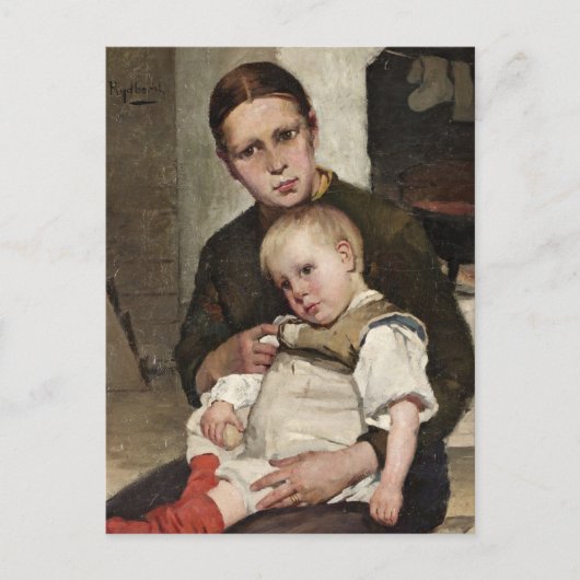 Carte Postale Mère et enfant (Devant)