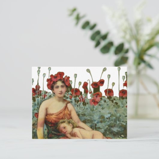 Carte Postale Mère et enfant (Debout devant)