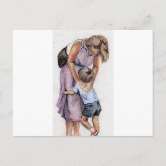 Carte Postale Mère et enfant (Devant)