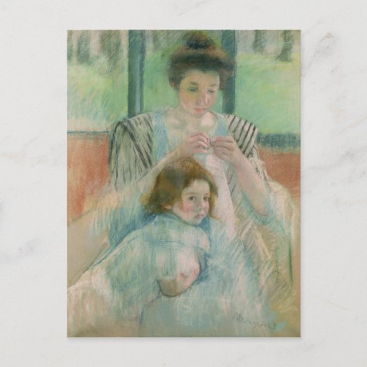 Carte Postale Mère et enfant (Devant)