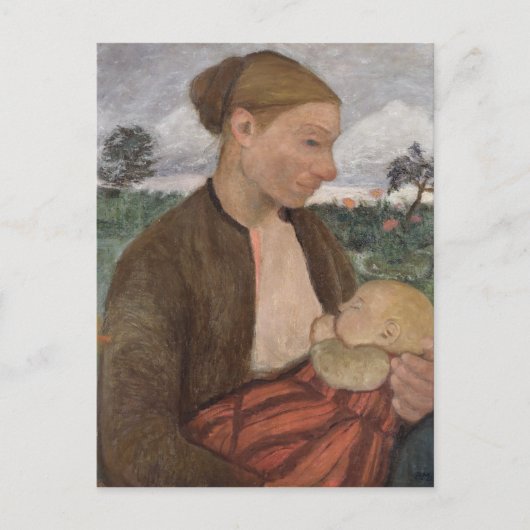 Carte Postale Mère et enfant, 1903 (Devant)