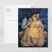 Carte Postale mère et enfant-1908 (Devant / Derrière)