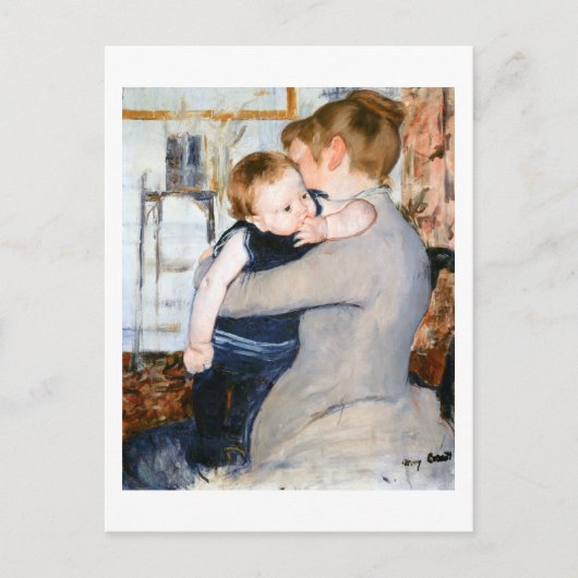 Carte Postale Mère et enfant, Mary Cassatt (Devant)