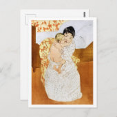 Carte Postale Mère et enfant, Mary Cassatt (Devant / Derrière)
