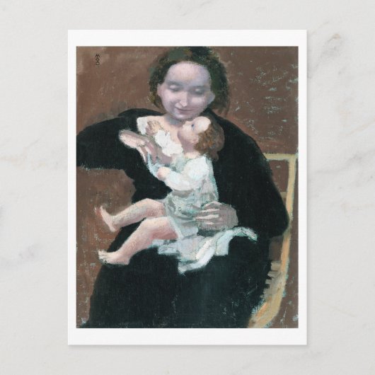 Carte Postale Mère et enfant, Maurice Denis (Devant)