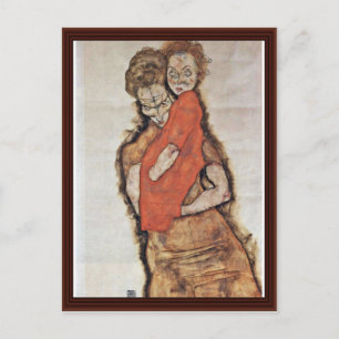 Carte Postale Mère Et Enfant Par Schiele Egon