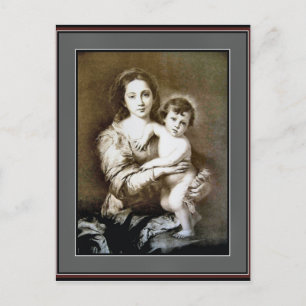 Carte Postale Mère et enfant, vintage