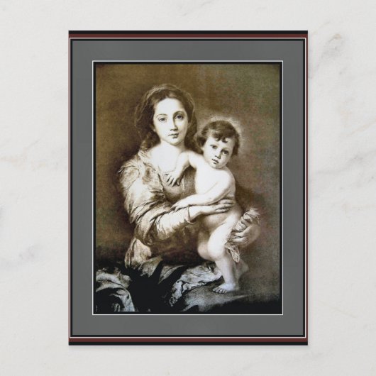 Carte Postale Mère et enfant, vintage (Devant)