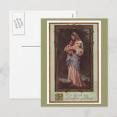 Carte postale Mère et Fête de l'enfant (Devant / Derrière)