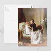 Carte Postale Mère et fille (Devant / Derrière)