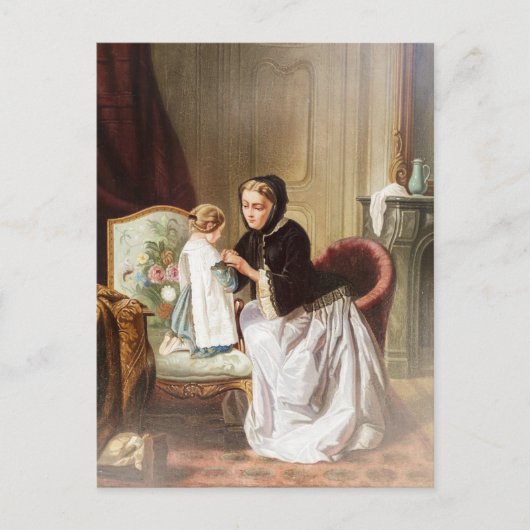 Carte Postale Mère et fille (Devant)