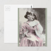 Carte Postale Mère et fille vintage (Devant / Derrière)