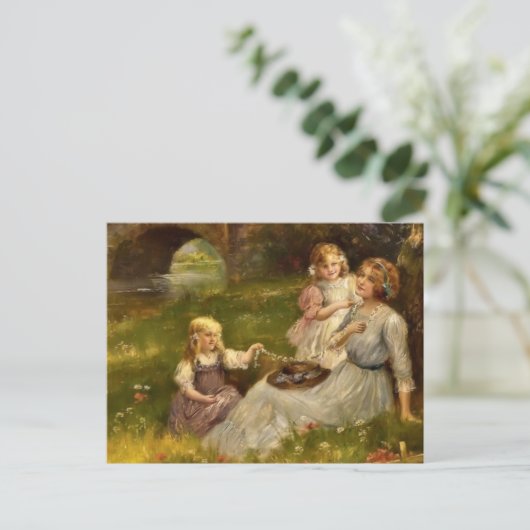 Carte Postale Mère et filles (Debout devant)