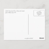 Carte Postale Mère et Fils en bord de mer (Dos)