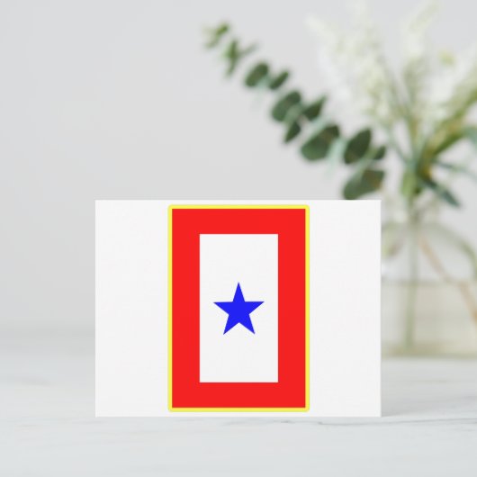 Carte Postale Mère étoile bleue (Debout devant)