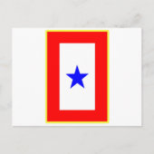 Carte Postale Mère étoile bleue (Devant)