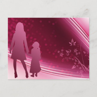 Carte Postale Mère - fille