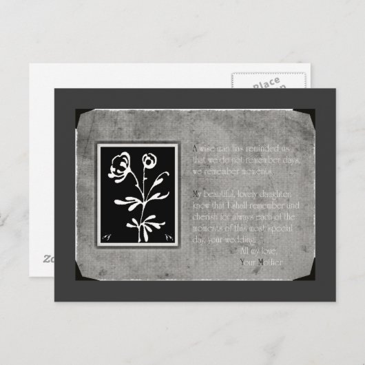 Carte postale Mère-fille (Devant / Derrière)