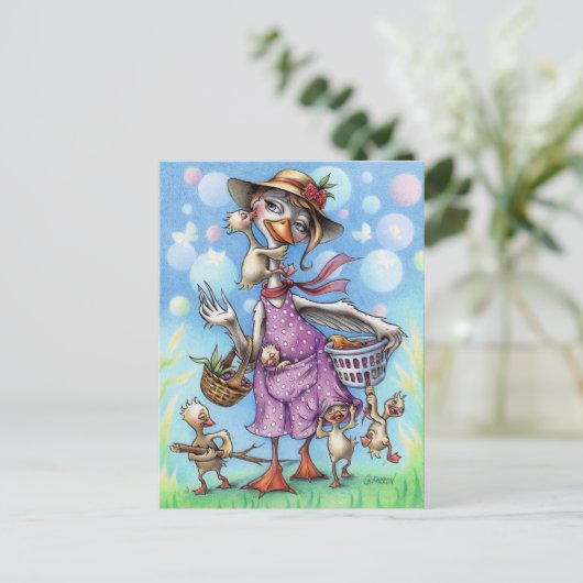 Carte Postale Mère Goose (Debout devant)