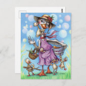 Carte Postale Mère Goose (Devant / Derrière)