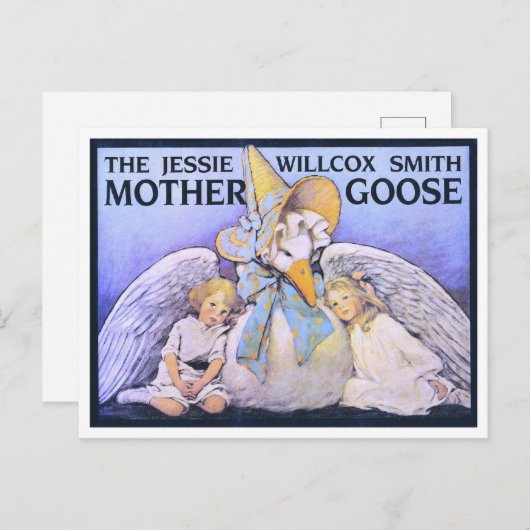 Carte Postale Mère Goose, Jessie Willcox Smith (Devant / Derrière)
