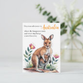 Carte Postale Mère Kangaroo (Debout devant)